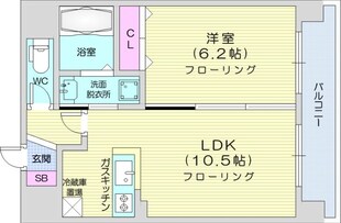 ヘルム２１の物件間取画像